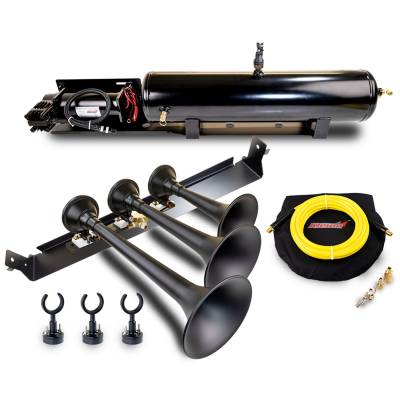 Kleinn Automotive Air Horns - Kleinn Automotive Air Horns VELO-734 Onboard Air System w/Horns