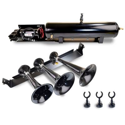 Kleinn Automotive Air Horns - Kleinn Automotive Air Horns VELO-230 Onboard Air System w/Horns