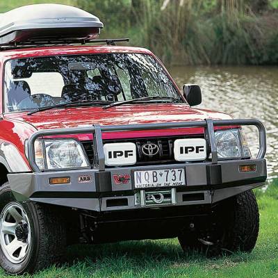 ARB 4x4 Accessories - ARB Winch Bumper - Combar For Landcruiser - Prado 90 2000-2003 No Flare