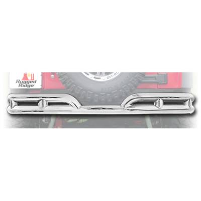 Rugged Ridge - Rugged Ridge 11573.10 Rear Tube Bumper