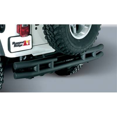 Rugged Ridge - Rugged Ridge 11571.03 Rear Tube Bumper