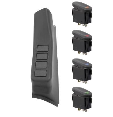 Rugged Ridge - Rugged Ridge 17235.96 A Pillar Switch Pod Kit