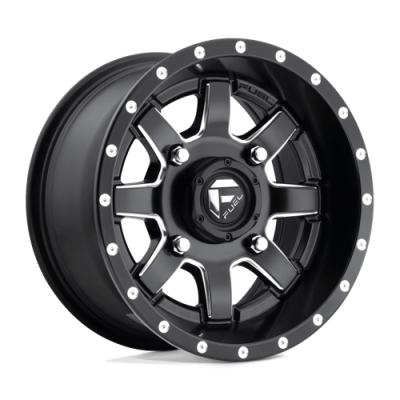 Fuel Wheel - Fuel UTV D538 MAVERICK UTV 4X156 4.51 Backspace MATTE BLACK MILLED