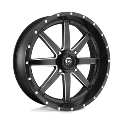 Fuel Wheel - Fuel UTV D538 MAVERICK UTV 4X110 4.51 Backspace MATTE BLACK MILLED