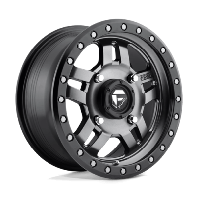 Fuel Wheel - Fuel UTV D557 ANZA UTV 4X137 5.5 Backspace MATTE GUNMETAL BLACK BEAD RING