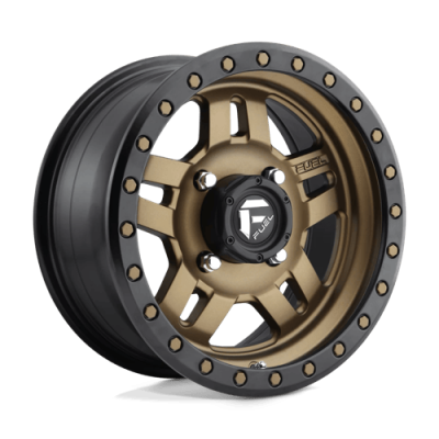 Fuel Wheel - Fuel UTV D583 ANZA UTV 4X156 4.51 Backspace MATTE BRONZE BLACK BEAD RING