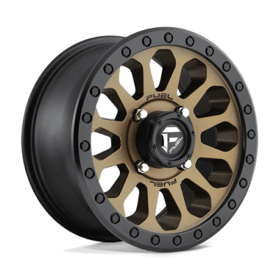 Fuel Wheel - Fuel UTV D600 VECTOR UTV 4X156 5.5 Backspace MATTE BRONZE BLACK BEAD RING