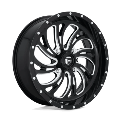 Fuel Wheel - Fuel UTV D641 KOMPRESSOR UTV 4X137 4.51 Backspace GLOSS BLACK MILLED