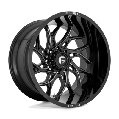 Fuel Wheel - Fuel 1PC D741 RUNNER 4X156 4.55 Backspace GLOSS BLACK MILLED