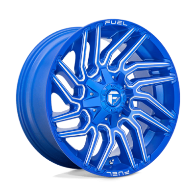 Fuel Wheel - Fuel 1PC D774 TYPHOON 8X180 5.04 Backspace ANODIZED BLUE MILLED