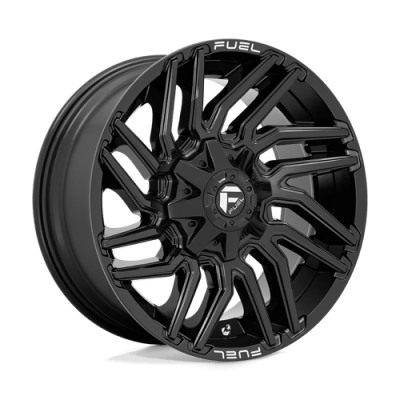 Fuel Wheel - Fuel 1PC D776 TYPHOON 4X156 4.77 Backspace GLOSS BLACK
