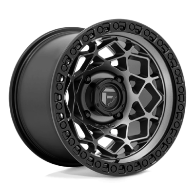 Fuel Wheel - Fuel UTV D784 UNIT UTV 4X137 4.39 Backspace GUNMETAL W/ MATTE BLACK RING