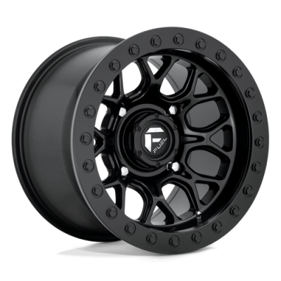 Fuel Wheel - Fuel UTV D916 TECH UTV BEADLOCK 4X137 5.5 Backspace MATTE BLACK
