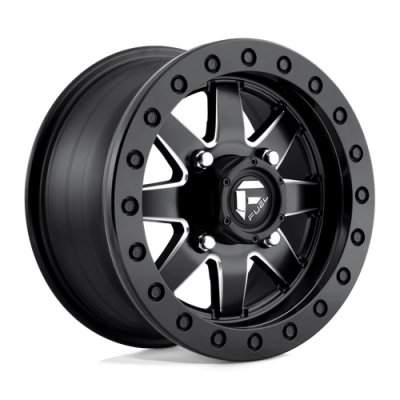 Fuel Wheel - Fuel UTV D938 MAVERICK UTV BEADLOCK 4X137 5.5 Backspace MATTE BLACK MILLED