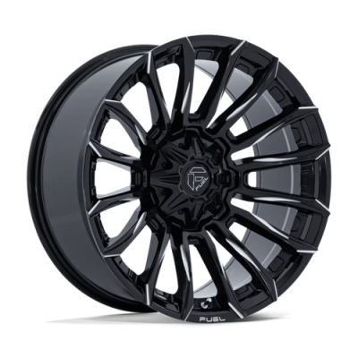 Fuel Wheel - Fuel 1PC FC889 BLADE 6X5.5 5.04 Backspace GLOSS BLACK MILLED