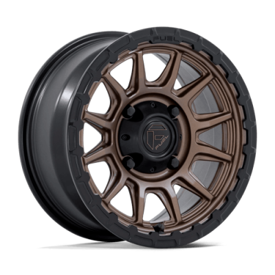 Fuel Wheel - Fuel UTV FV866 PISTON UTV  5.5 Backspace MATTE BRONZE W/ MATTE BLACK LIP