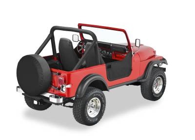Bestop - Bestop 53027-01 Lower Fabric Half Doors