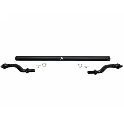 Apex Chassis - Apex Chassis Heavy Duty 2.5 Ton Tie Rod Assembly in Black Anodized Aluminum Fits 19-22 Jeep Gladiator JT 18-22 Jeep Wrangler JL/JLU Rubicon Mohave Sahara Sport