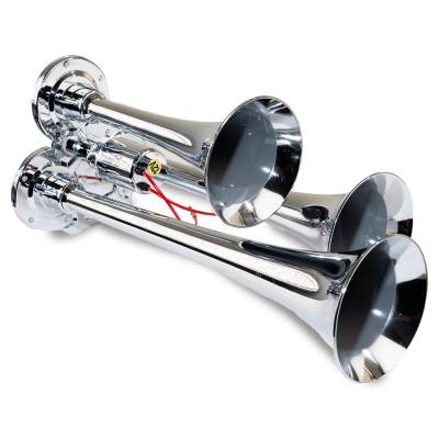 Kleinn Automotive Air Horns - Kleinn Automotive Air Horns 130 Chrome Triple Horn
