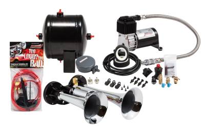 Kleinn Automotive Air Horns - Kleinn Automotive Air Horns HK1 Pro Blaster Dual Horn Kit