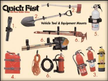 Quick Fist Clamps - Quick Fist Super Clamp - to 9.5" Tank Storage - Image 2