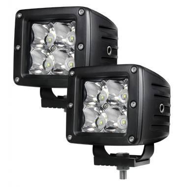 Night Stalker Lighting - Night Stalker 3D High Energy 3" Compact Cube Driving Lights - 3" x 3" - Flood - Image 4