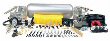 Viair Compressors - Viair Complete Onboard Air System Super Duty - Twin 325C + 2 Gallon Tank - Image 1