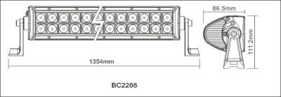 Night Stalker Lighting - Night Stalker Economy Premium LED Light Bars - 50 In. - Image 3