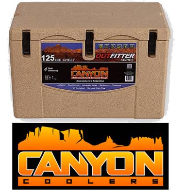 Canyon Coolers - Canyon Cooler Outfitter Series Cooler/Ice Chest - 125 Quart - Sandstone - Image 2