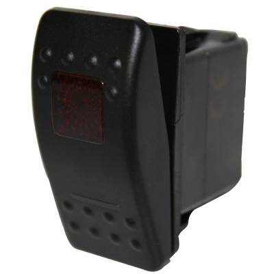 Bulldog Winch - Rocker Switch-ON/OFF 5-Pin Red - Image 1