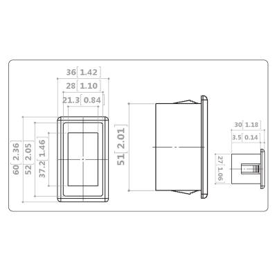 Bulldog Winch - Switch Mounting Panel- Single - Image 2