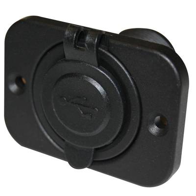 Bulldog Winch - USB Power Socket, Dual 5V 1A & 2.1A with cover & 3 Mounting Brackets - Image 1