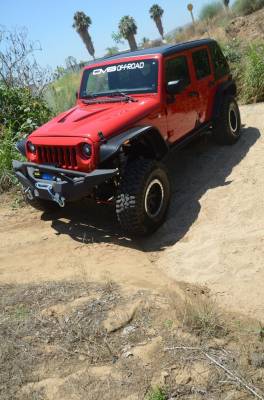 DV8 Offroad - DV8 Fiberglass Hood White Paintable 2007-2017 Jeep Wranglers - Image 2