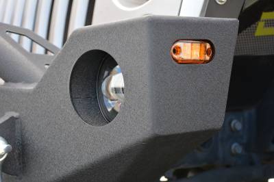 DV8 Offroad - Steel Mid Front Bumper 19 w/ Fog Lights for 07-17 Jeep Wrangler - Image 2