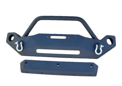 DV8 Offroad - Steel Mid Front Bumper 19 w/ Fog Lights for 07-17 Jeep Wrangler - Image 3