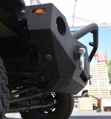 DV8 Offroad - Steel Mid Front Bumper 19 w/ Fog Lights for 07-17 Jeep Wrangler - Image 5