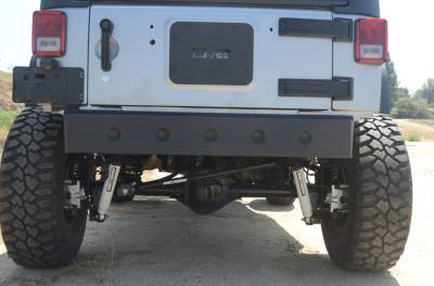 DV8 Offroad - Steel Stubby Rear Bumper 08 for 07-17 Jeep Wranglers - Image 3