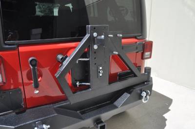 DV8 Offroad - Single Action Rear Bumper and Tire Carrier w/ Bearing - Image 2