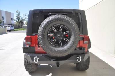 DV8 Offroad - Single Action Rear Bumper and Tire Carrier w/ Bearing - Image 3