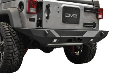 DV8 Offroad - Full Length Rear Bumper 10 for 07-17 JK w/ Lights (Works w/ TC-6) - Image 5