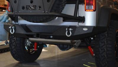 DV8 Offroad - Full Length Rear Bumper 09 for 07-17 Jeep Wranglers - Image 1
