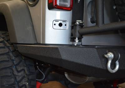 DV8 Offroad - Full Length Rear Bumper 09 for 07-17 Jeep Wranglers - Image 2