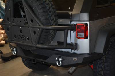 DV8 Offroad - Full Length Rear Bumper 09 for 07-17 Jeep Wranglers - Image 4