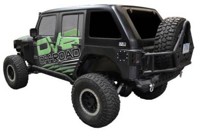 DV8 Offroad - Jeep Hard Top Fast Back JK 4 Door 1 Piece for 07-17 (2 Sunroof) - Image 2