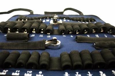 Desert Rat Products - Socket Roll - 7 Sleeve + 50 Socket Mil-Spec Tool Roll-Up - Black - Image 5
