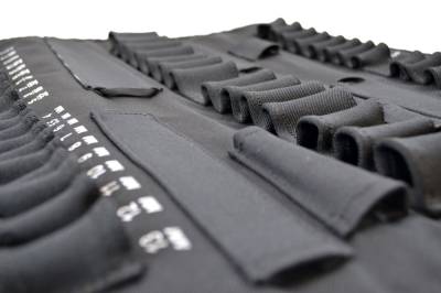 Desert Rat Products - Socket Roll - 7 Sleeve + 50 Socket Mil-Spec Tool Roll-Up - Black - Image 2