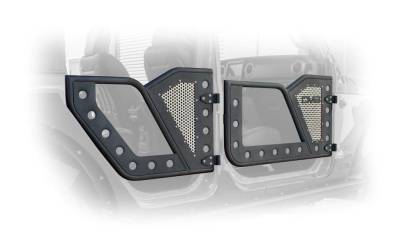 DV8 Offroad - JEEP JL HALF DOORS ALUMINUM W/PERFORATED ALUMINUM SCREENS 18-PRESENT WRANGLER JL 4 DOOR  (Set of 4) - Image 3