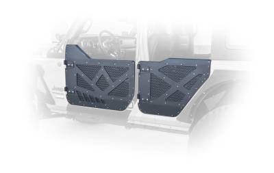 DV8 Offroad - JEEP JL HALF DOORS ALUMINUM W/PERFORATED ALUMINUM SCREENS 18-PRESENT WRANGLER JL 4 DOOR  (Set of 4) - Image 4