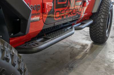 DV8 Offroad - Jeep JL Tubular Side Step/ Slider 2018+  (4 Door Only) SRJL-02 - Image 3