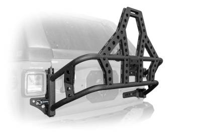 DV8 Offroad - Body Mounted Pre-Runner Style Tire Carrier Wrangler JL 18-Present - Image 1